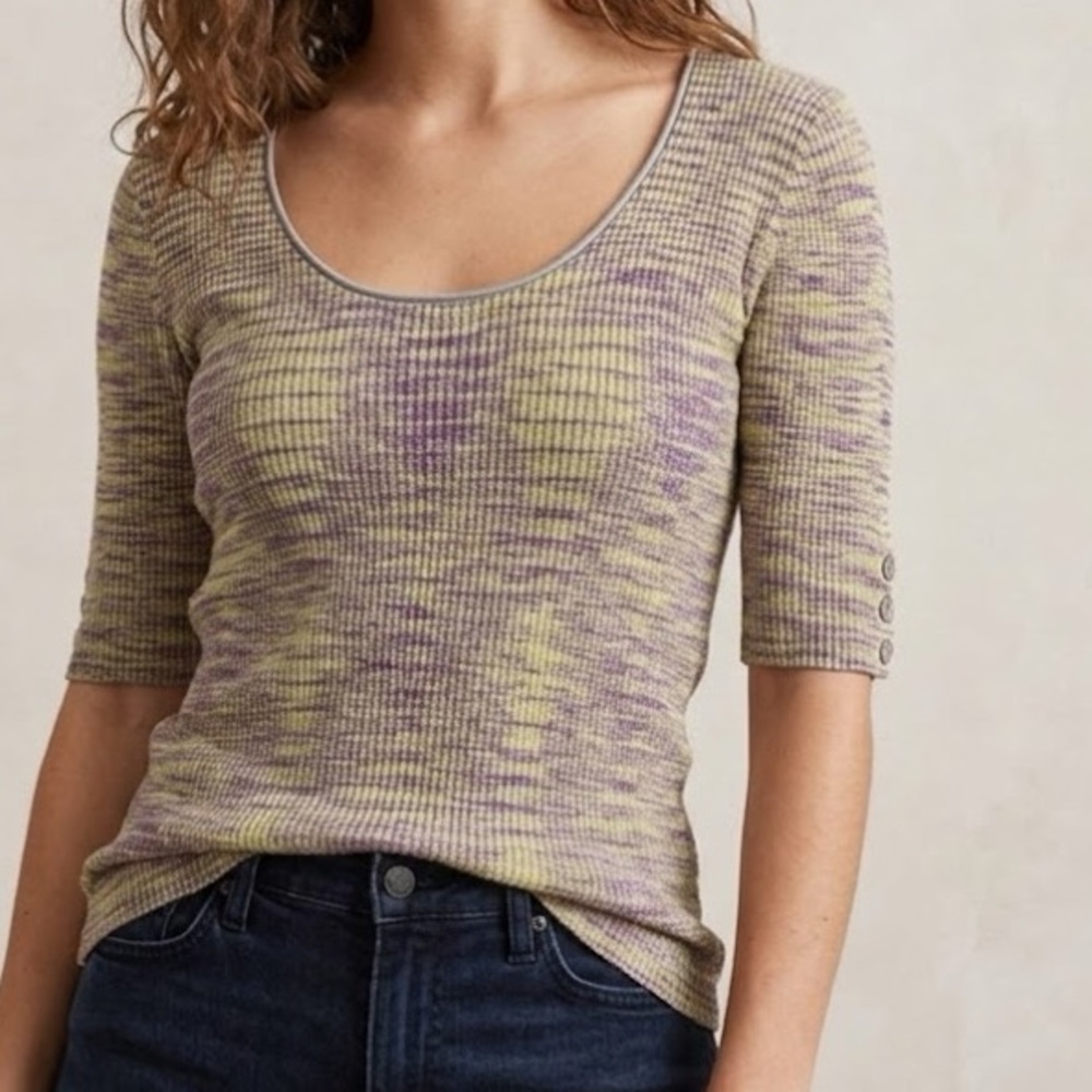 Sundance Marbled Knit Top XS